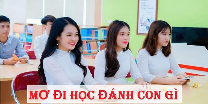 Nên đánh con gì khi mơ đi học