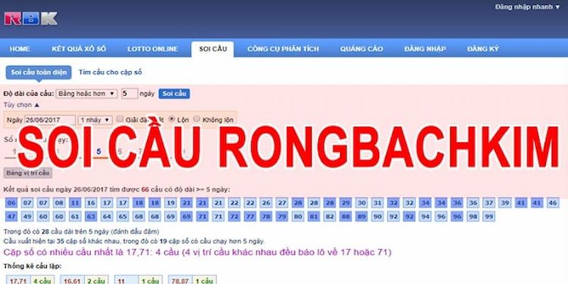 Các phương pháp soi cầu Rồng bạch kim 999 chính xác và hay nhất