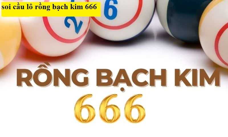 Tìm hiểu về cách soi cầu lô theo rồng bạch kim 666