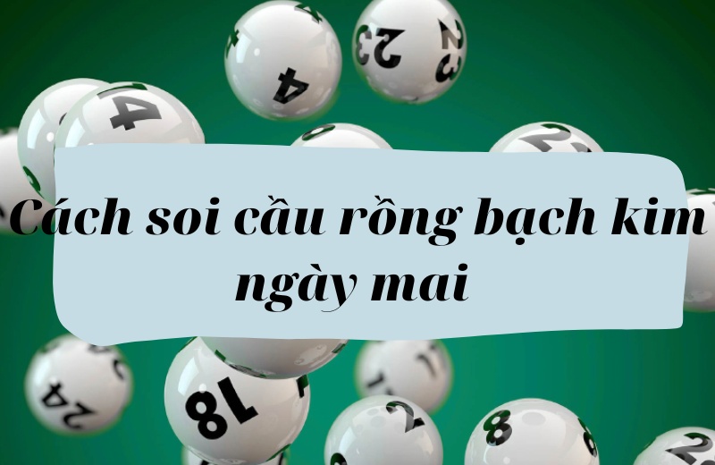 Cách soi cầu Rồng Bạch Kim ngày mai