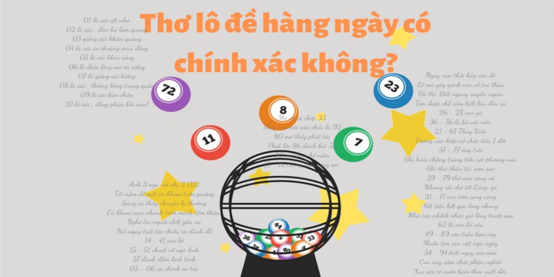Thơ trong lô đề với quy tắc gieo vần khéo léo khi kết hợp cả những con số 