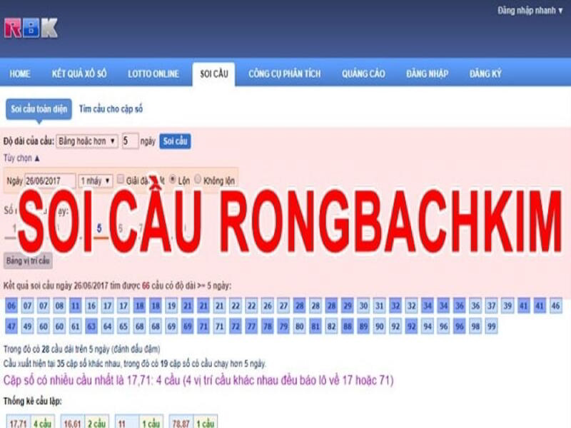 Rồng bạch kim chốt số ngày hôm nay  